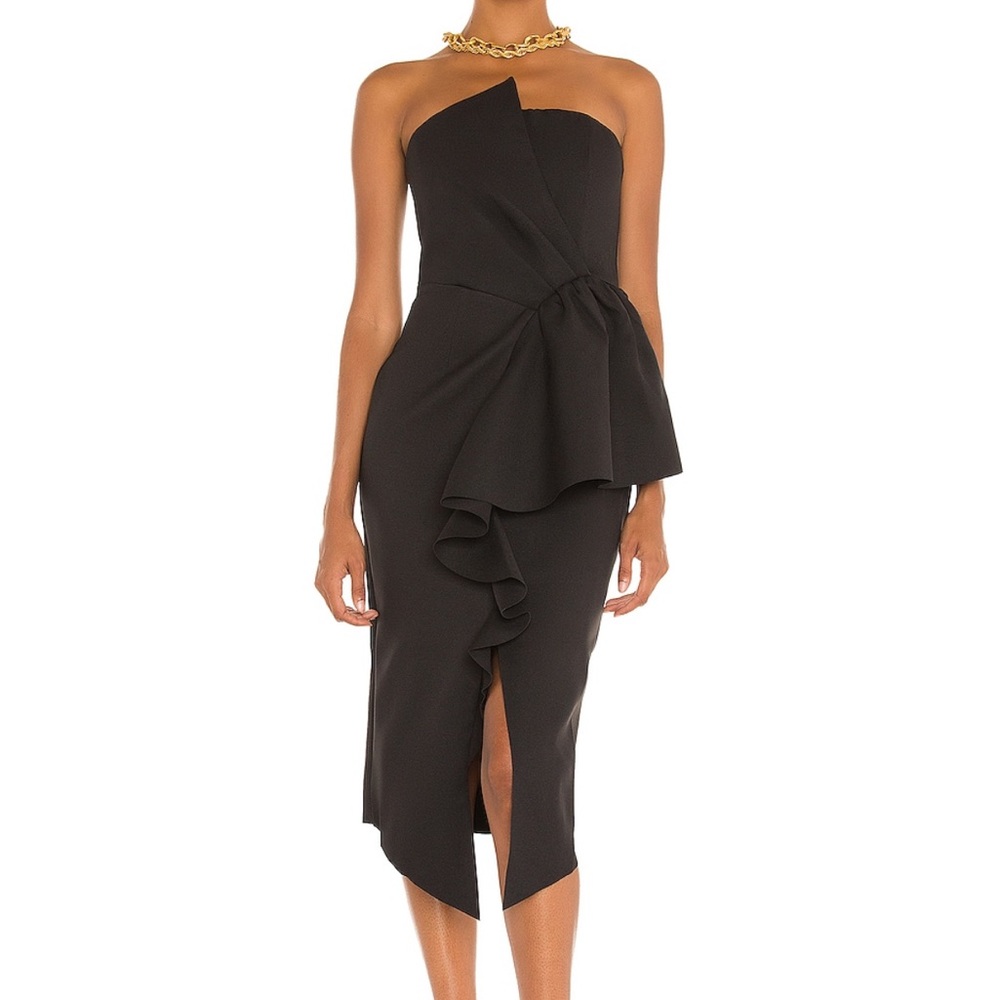 Black Midi Dress Revolve